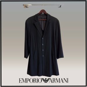 Emporio Armani long overcoat.